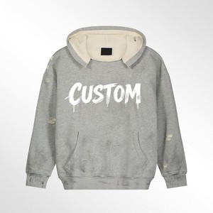 Wholesale Hoodie Factory Blank Hoodie French Terry Hoodie Low MOQ for Startup Brands - Product Image 3