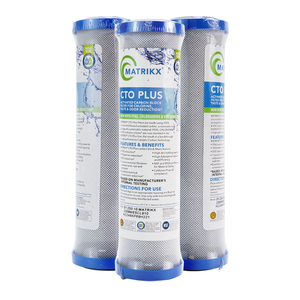 Filtro de Eliminación de PFAS MATRIKX NSF de Carbón Activado CTO 01-250-10 de 10 Pulgadas para Uso Doméstico con Capacidad de 30000 Galones - Product Image 2