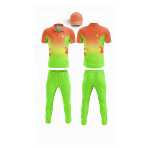 Tissu en maille pour uniforme de cricket à sublimation haute performance |   Tenue complète d'équipe de cricket pour hommes, femmes et jeunes : polo et pantalon - Product Image 5