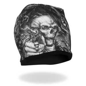 Gorros de Invierno Tejidos Cálidos de Algodón 100% Personalizados, Estilo Unisex con Diseño de Calavera - Gorras Casuales de Alta Calidad para Exteriores - Product Image 2