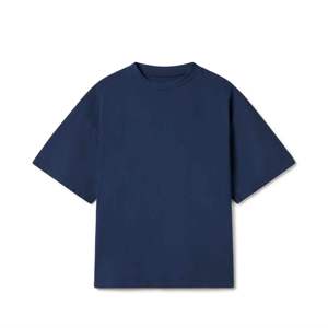 Camiseta Blanca Lisa de Alta Calidad para Hombre 2026 - 100% Algodón Peinado, Cuello Redondo, Hombros Caídos, Estilo Casual - Product Image 2