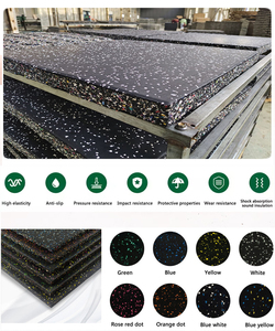 Dalles de sol en caoutchouc pour charges lourdes, zones de véhicules, résistantes à l'huile, durables - Product Image 2
