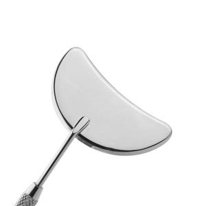 Miroir professionnel demi-lune pour extensions de cils, outil léger d'application et de mappage des cils - Product Image 1