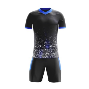 Tenue de football unisexe sur mesure, haute qualité, séchage rapide, respirante, vêtements de sport OEM, vente en gros, uniforme de football - Product Image 2