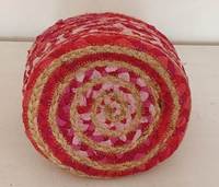 Panier de rangement en jute et coton tressé, grand format, style bohème, écologique, pour salle de bain, linge sale et jouets pour bébé