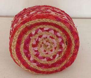 Panier de rangement en jute et coton tressé, grand format, style bohème, écologique, pour salle de bain, linge sale et jouets pour bébé - Product Image 2