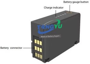 แบตเตอรี่ T1 รุ่น LI12I001A 7.4V 2300mAh แบตเตอรี่สำรองทางการแพทย์สำหรับเครื่องกระตุกหัวใจ Mindray T1 และเครื่องมอนิเตอร์ Beneview แบตเตอรี่ลิเธียมไอออน - Product Image 3