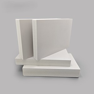 Custom Printed White WPC <b>PVC</b> Foam Board <b>Sheet</b> 5mm Thickness 0.6 G/cm3 Density Furniture <b>Plastic</b> Boards Manufactured - Product Image 1