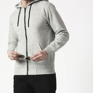 Sweat à capuche en molleton de coton épais pour homme (chaud et confortable) - Product Image 3