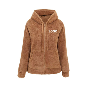 Grace Collection GCA-1088 Solid Fleece Leather Pullover Unisex Oversized Casual Winter Wear Regular Fit Knitted Zipper Front - Product Image 5