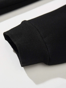 New Style Custom Patch Reversible Fleece <b>Pullover</b> Winter Eco-Friendly Breathable Hoodie Embroidered Patch Basics - Product Image 3