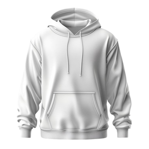 Sudadera con Capucha para Hombre, Color Gris Claro, de Algodón Premium, Secado Rápido, Transpirable, Estilo Casual Urbano, con Bolsillos - Product Image 1