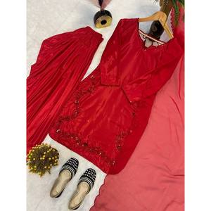 Top de ropa de fiesta de diseñador indio y pakistaní con parte inferior y Dupatta para un aspecto elegante - Product Image 6