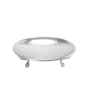 Top Quality Stainless Steel Round <b>Soap</b> <b>Dish</b> <b>Holder</b> For Bathroom Metal <b>Soap</b> Stand With Unique Hammered Texture Hotel Accessory - Product Image 5