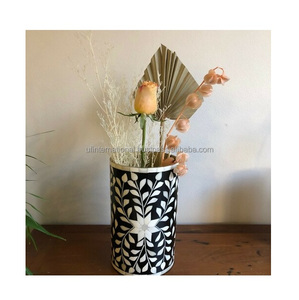 New Hot Sale Bone Inlay and <b>Resin</b> Flower Pot for Wedding Gift and Home Decorative Use and Medium Size at Low Price - Product Image 5