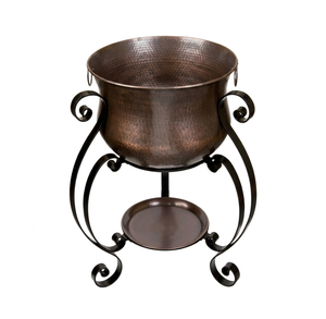 Elegant Aluminum Beverage Tub Featuring Raised Display <b>Stand</b> for Refined Entertaining Spaces - Product Image 5