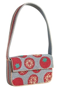 Handmade Luxury Trendy Seed Beads Embroidered Strong Safe Customizable Shoulder Bag with Boho Floral Design Pattern - Product Image 4