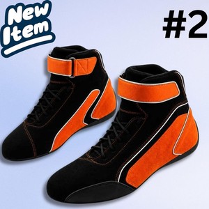 Zapatos de Carreras de Karting Profesionales Personalizados, Ligeros, Transpirables, de Microfibra Premium, para Deportes de Motor, con Alta Adherencia, OEM - Product Image 3