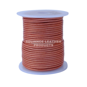 Rollo de Cordón de Cuero Redondo Maina de 2mm para Fabricación de Pulseras y Joyería - Product Image 6