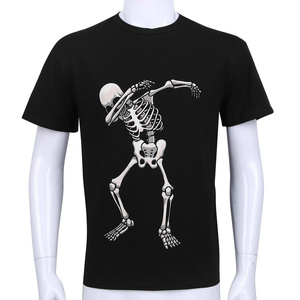 Camiseta de Punto 100% Algodón de Alto Gramaje para Hombre, Personalizable con Impresión DTG y Serigrafía, 230 g/m², Diseño en Blanco, Talla Grande y Manga Corta - Product Image 5