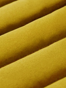 Chaleco Acolchado Amarillo para Hombre, Cuello Alto, Cierre de Cremallera, Cortavientos, Ropa de Invierno Informal, Chaqueta sin Mangas - Product Image 3