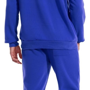 Conjunto deportivo personalizado de algodón, pantalones y sudadera con capucha de tela gruesa para hombre, 100% algodón. - Product Image 6