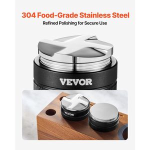 Distributore di Caffè Espresso 2-in-1 Regolabile da 58mm con Base a Ventaglio in Acciaio Inox 304, Accessori per Tè - Product Image 5