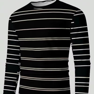 เสื้อยืดคอกลมแขนยาวผู้ชาย ผ้าฝ้าย 100% สไตล์สตรีทแวร์ลำลอง สกรีนลายได้ตามต้องการ ใส่สบายทุกวัน ขายส่ง - Product Image 1