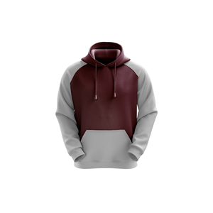 เสื้อฮู้ดดี้ผู้ชายสไตล์สตรีทแวร์ แขนยาว สีพื้น ผ้าโพลีเอสเตอร์ 100% ไซส์ใหญ่ สำหรับขายส่ง รับสกรีนลายดิจิตอล สำหรับฤดูหนาว - Product Image 3