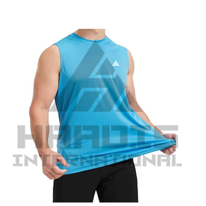 เสื้อกล้ามถักโครเชต์ผู้ชายแบบเรียบ ไม่มีฮู้ด คุณภาพสูง สวมใส่สบาย ระบายอากาศได้ดี บริการ OEM จาก Haadis International ผลิตจากผ้าฝ้าย 100% - Product Image 5