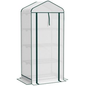 Mini tenda pop-up bianca a 4 livelli per la coltivazione di piante da interno - Product Image 3