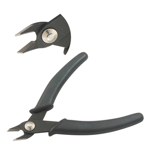 Flush Cutter Stainless Steel 130mm Spring Plastic Handles Jewelry Making DIY Crafting Crimping Wire Stripper <b>Pliers</b> Wire Cutting - Product Image 1