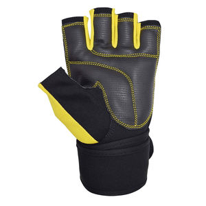 Wholesale Unisex Half-Finger PU Gym <b>Gloves</b> Adjustable Wrist Strap Non-Slip Sports Fitness <b>Weight</b> Lifting Bodybuilding Running - Product Image 3