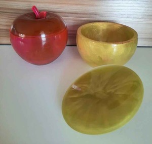 โถเก็บของเรซิ่นทำมือแบบมีฝาปิด ของตกแต่งบ้าน ใช้จัดระเบียบในครัว ห้องน้ำ สำหรับใส่ชา กาแฟ ลูกอม ของตกแต่งบ้าน - Product Image 6