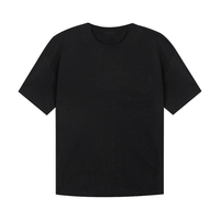 T-shirt gris à manches courtes et col rond pour homme Index Apparel, coupe classique, tricoté, 100 % coton respirant, imprimé devant, éco-responsable