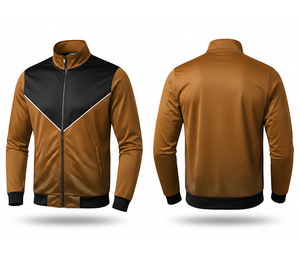 Fashionable <b>Zipper</b> <b>Jacket</b> for Casual & Sports Use Warm Breathable Quick Dry | Sizes Men Women Youth | Training <b>Jacket</b> - Product Image 4