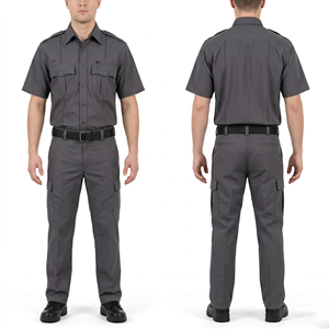 Conjunto de Uniforme de Seguridad de Primera Calidad, 220 GSM, Polialgodón Ripstop, Camuflaje Desértico, Bordado Personalizado, Logotipo Impreso por Transferencia de Calor - Product Image 2