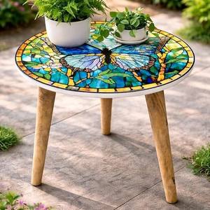 Table basse rectangulaire en bois d'acacia style Art Déco avec plateau relevable et rangement, fabriquée en Inde, décoration de salon pour Diwali - Product Image 1