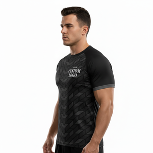เสื้อรัดกล้ามเนื้อคุณภาพสูงแบบนุ่ม ปรับแต่งได้ แขนยาว สำหรับกีฬา MMA ผลิตจากโพลีเอสเตอร์และสแปนเด็กซ์ เหมาะสำหรับทั้งชายและหญิง ใช้สำหรับการต่อสู้และการฝึกซ้อม - Product Image 2