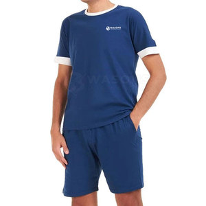 Conjunto de Camiseta y Pantalones Cortos Casuales de Verano para Hombre, Venta al Por Mayor, Alta Calidad, Talla Personalizada, 100% Algodón Transpirable, Servicio OEM, Más Vendido - Product Image 5