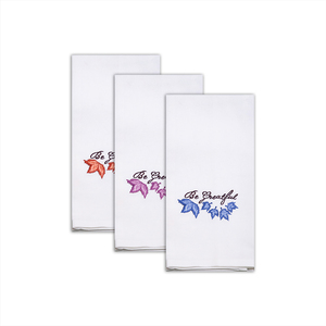 Serviette de cuisine brodée florale, serviette de cuisine brodée de qualité supérieure 100% coton, douce, absorbante, décorative - Product Image 6