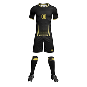 Maillots de football par sublimation les plus vendus pour adultes, 100 % polyester, manches courtes, séchage rapide, ensembles de maillots de football, service OEM - Product Image 3