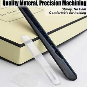 Lime à ongles double face jetable en acier inoxydable pour un façonnage de précision, robuste pour les ongles épais et en acrylique - Product Image 4