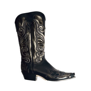 Botas Vaqueras Retro para Mujer, Botas de Caballero con Bordado, Tacón Alto y Punta Puntiaguda - Product Image 6