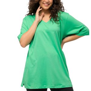 Camiseta de Verano para Mujer, Talla Grande, Cuello en V, Holgada, Informal, Suave, Personalizada al por Mayor, Fabricante OEM ODM - Product Image 4