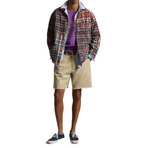 Pantalones Cortos Chino Premium para Hombre, Corte Entallado, Cintura Media, Diseño Jacquard de Lino con Estampado de Cuadros, OEM Personalizado, Prendas de Verano, Ropa Casual - Product Image 6