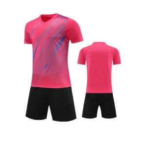 Ensemble d'uniformes de football personnalisés bleu marine, maillot, short et chaussettes sublimés - Product Image 3