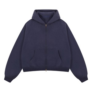 Sudadera con capucha y cremallera OEM, forro polar, ropa deportiva, ropa de entrenamiento para hombre, corte ajustado, entrega rápida, al por mayor - Product Image 6