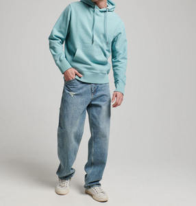 High Quality Men Casual Pullover Unisex Heavyweight <b>Oversize</b> 380gsm 100% Cotton Winter Custom Logo Solid <b>Hoodies</b> - Product Image 4