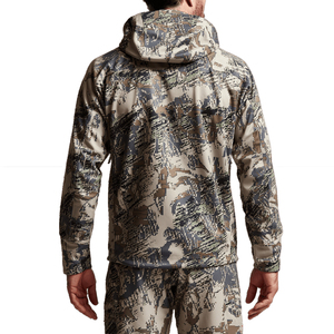 Chaqueta de camuflaje para hombre con capucha, cierre de cremallera y bolsillos para senderismo al aire libre. - Product Image 5